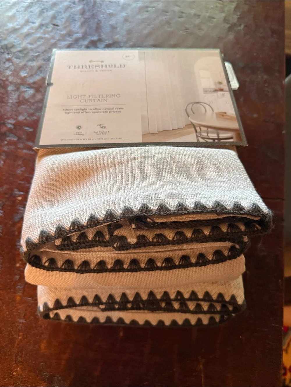 Target Threshold 84” Curtain Panel set of 2